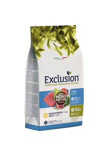 EXCLUSION Monoprotein Noble Grain M 12 kg tuńczyk karma dla psów średnich ras