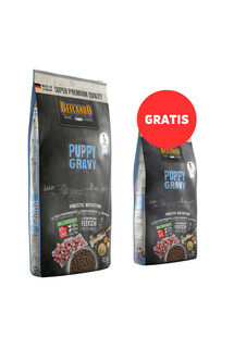 BELCANDO Puppy Gravy 12.5 kg sucha karma dla szczeniąt do 4 miesiąca życia + karma 1 kg GRATIS