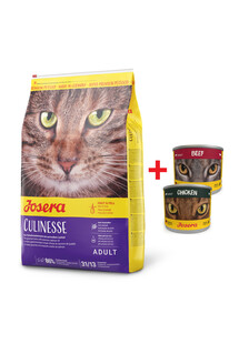 JOSERA Cat Culinesse 10 kg karma dla kota z łososiem + 2 x puszka mix 200 g GRATIS