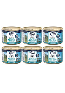 ZIWIPEAK Cat Mackerel&Lamb Makrela i jagnięcina 6x185 g - mokra karma dla kotów