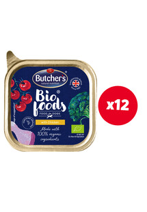 Butcher's Bio Foods Dog z kurczakiem pasztet 12x150g