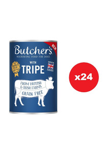 Butcher’s Original Tripe Mix, ze żwaczem, pasztet, 24x400g - mokra karma dla psa