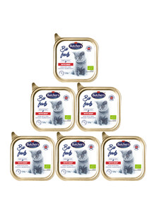 Butcher's Bio Foods Cat z wołowiną pasztet 6x85g