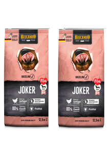 BELCANDO Baseline Joker Grain Free, 2x12,5 kg - sucha karma dla dorosłych psów, ras małych i średnich