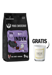 PAKA ZWIERZAKA Seventh Heaven Karma sucha Indyk i kaczka Mini 9 kg + świeca GRATIS