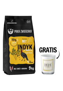 PAKA ZWIERZAKA Seventh Heaven Karma sucha Indyk z maliną 9 kg + świeczka GRATIS