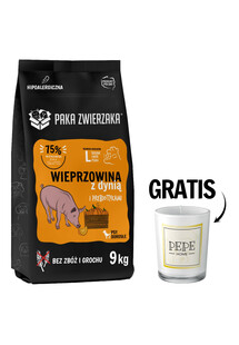 PAKA ZWIERZAKA Seventh Heaven Karma sucha Wieprzowina z dynią L 9 kg + świeca GRATIS