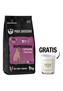 PAKA ZWIERZAKA Seventh Heaven Karma sucha Wieprzowina z gruszką S 9 kg + świeca GRATIS