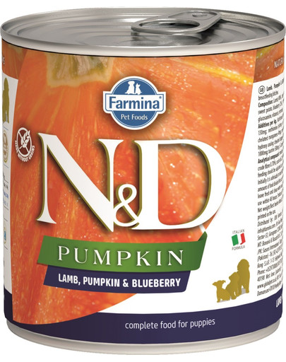 N&D Pumpkin Puppy lamb & blueberry 285 g