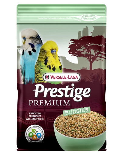 VERSELE-LAGA Budgies Premium Mieszakna ziarnowa dla papużek falistych 2,5 kg