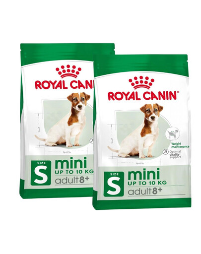 ROYAL CANIN Mini adult+8 8 kg granule pro stárnoucí malé psy