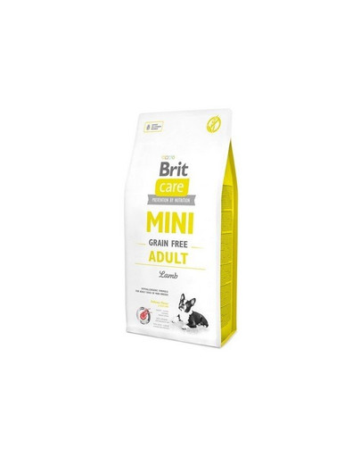 BRIT Care Grain-Free Mini adult lamb 14 kg (2 x 7 kg) hypoalergiczna bezzbożowa karma dla dorosłych psów ras miniaturowych  z jagnięcin