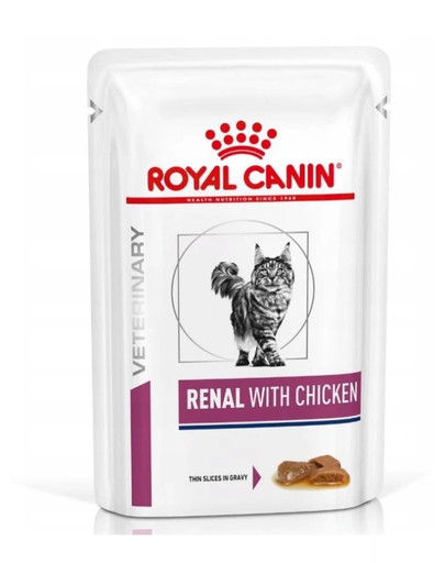 Royal Canin Veterinary Kot Renal with Chicken 24x85 g - mokra karma dla kotów dorosłych z kurczakiem