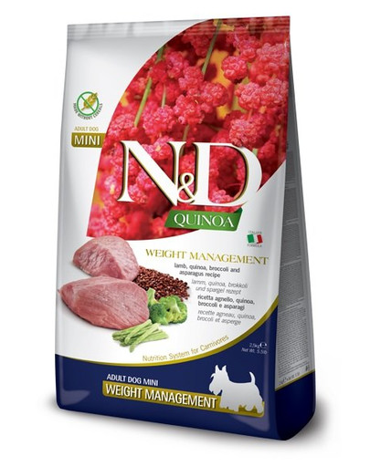 N&D Quinoa Dog Adult Mini Weight Management 2.5 kg