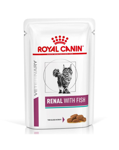 Royal Canin Vet. Diet Renal Tuńczyk 24x85g - mokra karma dla kotów dorosłych z zaburzeniami funkcjonowania nerek 24 x 85 g