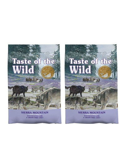 TASTE OF THE WILD Sierra Mountain 24,4 kg (2 x 12,2 kg)