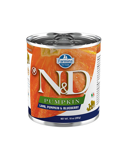 N&D Dog lamb&pumpkin&blueberry 285 gr