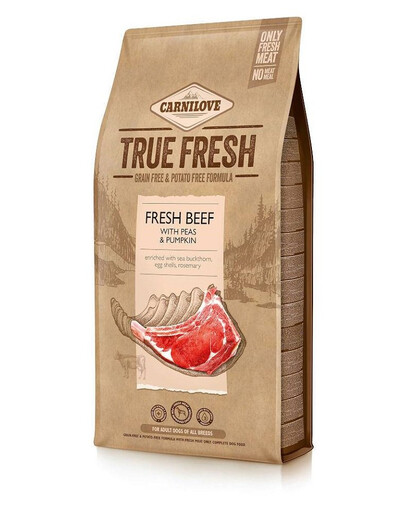 True Fresh Beef karma z wołowiną dla psa 4 kg