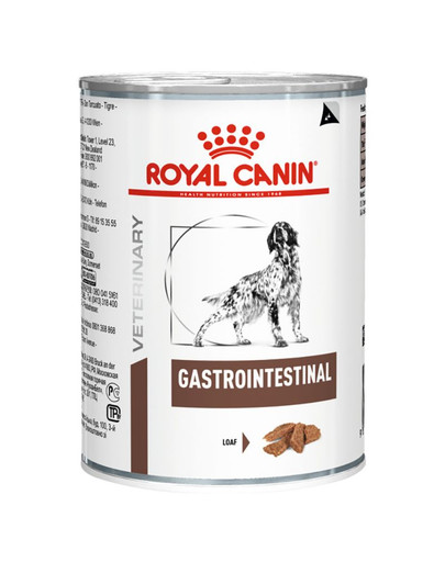 ROYAL CANIN Dog gastro intestinal 12 x 400 g karma mokra dla psów z zaburzeniami żołądkowo-jelitowymi