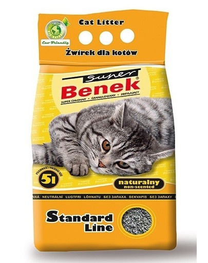 Certech Super Benek Natural 10 l - żwirek dla kotów 5l x 2 (10 kg)