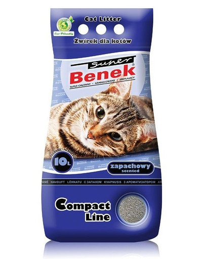 Certech Super Benek Compact Line Scented 2x10 l - drobny żwirek dla kotów zapachowy (20 l)