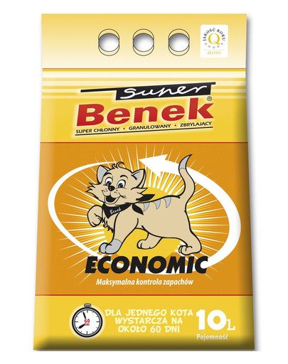 Certech Super Benek Economic 2x10 l - bentonitowy żwirek dla kotów 20l