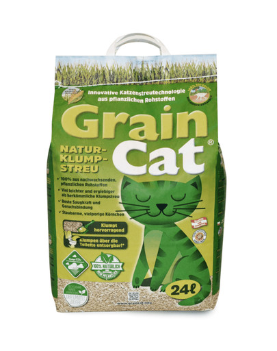 GRAIN CAT 72 l (3 x 24 l) naturalny zbożowy żwirek zbrylający