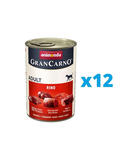 GranCarno zestaw z wołowiną 12 x 400 g