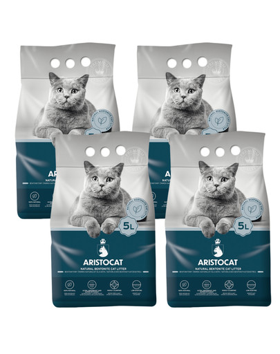 ARISTOCAT Bentonite Plus żwirek bentonitowy naturalny 20 l (4 x 5 l)