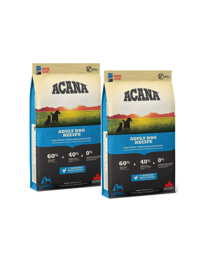 ACANA Heritage Adult Dog 22.8 kg (2 x 11.4 kg) - sucha karma dla dorosłych psów