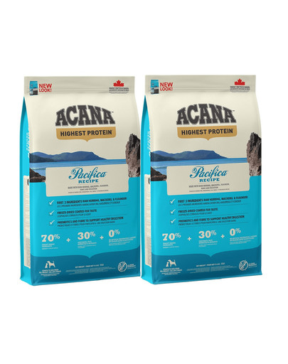 ACANA Pacifica Dog 22,8 kg (2 x 11,4 kg)