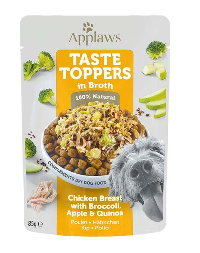 Taste Toppers Pierś z kurczaka, brokuł i quinoa w bulionie 85 g