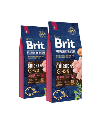 BRIT Premium By Nature Junior Large L 30 kg (2 x 15 kg)