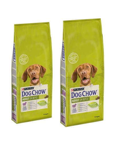 PURINA Dog Chow Adult jagnięcina 28 kg (2 x 14 kg)