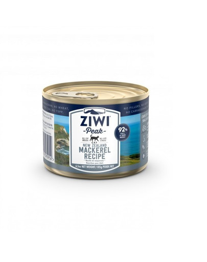 ZIWIPEAK Cat Mackerel 185 g - mokra karma dla kota Makrela