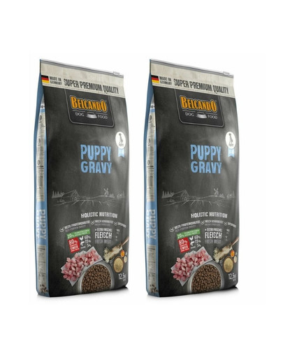 BELCANDO Puppy Gravy 25 kg (2x12.5 kg) sucha karma dla szczeniąt do 4 miesiąca życia