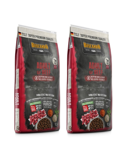 BELCANDO Adult Grain Free Beef 25 kg (2x12.5 kg) sucha karma dla psa wołowina