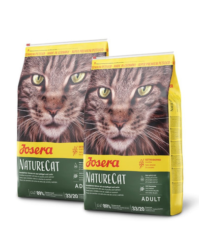 JOSERA Nature Cat karma bezzbożowa dla kota 20 kg (2 x 10 kg)