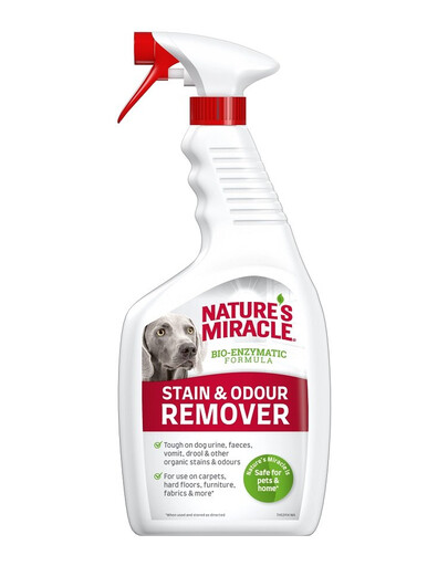 NATURE'S MIRACLE Stain&Odour Remover Dog 709 ml  środek do łatwego usuwania codziennych zabrudzeń po psach