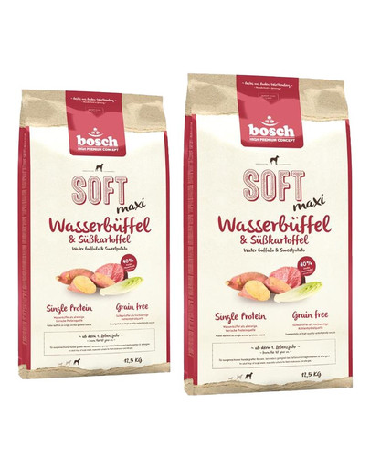 BOSCH Soft Maxi bawół wodny bataty 25 kg (2 x 12,5 kg)