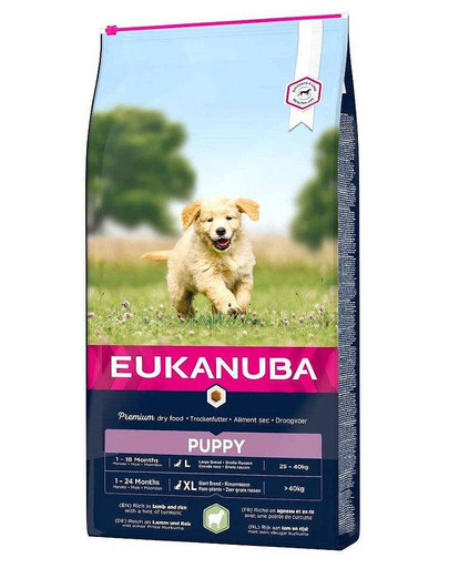 EUKANUBA Puppy Large Breed Lamb & Rice 24 kg (2 x 12 kg)