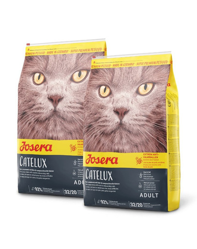 JOSERA Cat Catelux przeciwdziała powstawaniu kul włosowych 20 kg (2 x 10 kg)