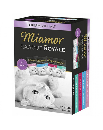 Ragout Royale Multibox 12 x 100 g smaki rybne i mięsne w kremie