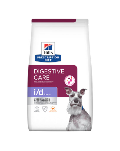 HILL'S Prescription Diet Digestive Care i/d ActivBiome Canine Low Fat kurczak 12 kg