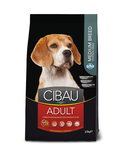 Cibau Adult Medium dla dorosłych psów średnich ras 2,5 kg