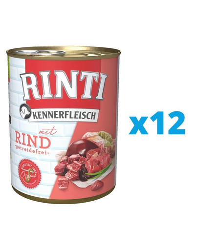 RINTI Kennerfleisch Beef wołowina 12 x 800 g