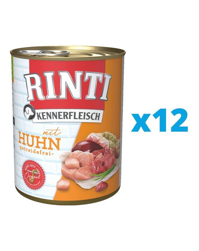 RINTI Kennerfleisch Chicken kurczak 12 x 800 g