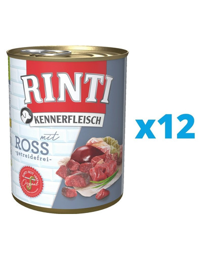 RINTI Kennerfleisch Horse konina 12 x 800 g