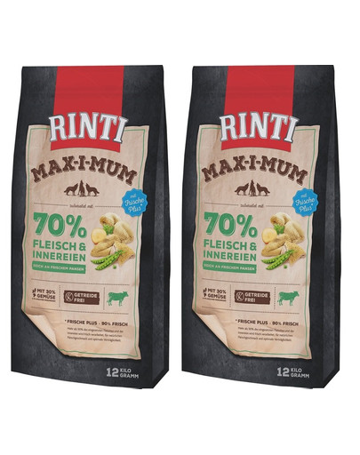 RINTI MAX-I-MUM Rumen ze żwaczami 2 x 12 kg