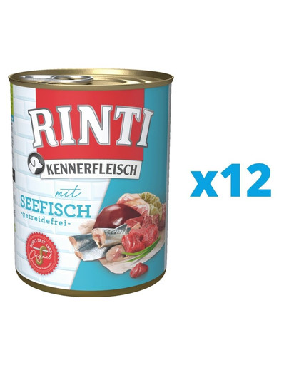 RINTI Kennerfleisch Sea Fish ryby morskie 12 x 800 g